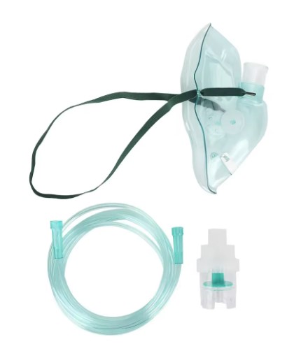 סט אינהלציה מסכת אינהלציה לתינוקות ילדים או מבוגרים עם כוסית וצינור